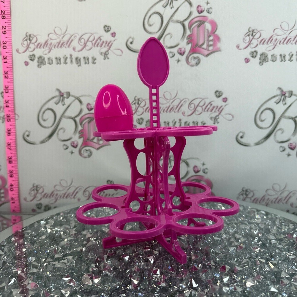 egg stand Easter display eggs Hot Pink Plastic Organizer Stand